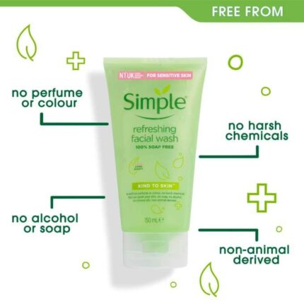 Simple Kind to Skin Refreshing Facial Wash  150ml