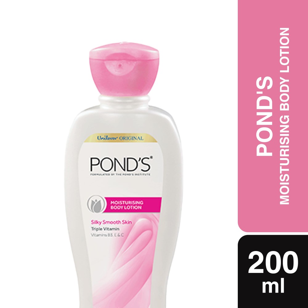 ponds-body-lotion-moisturising-1 Pond's Body Lotion Moisturising 200 ml - Image 1
